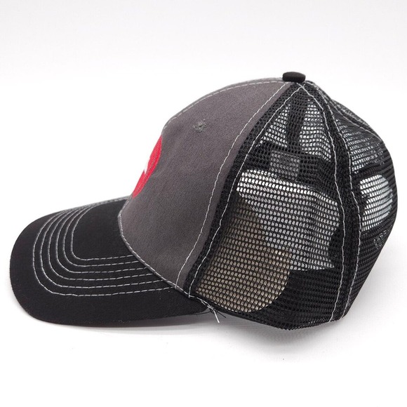 Pizza Hut Employee Uniform Mesh Strapback Hat Work Ball‎ Cap Black Gray Adult - Picture 3 of 7